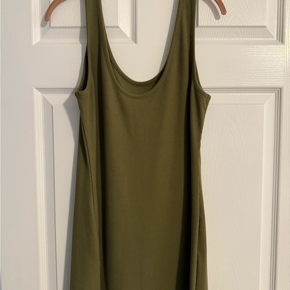 Chic Olive Sleeveless Tank Top